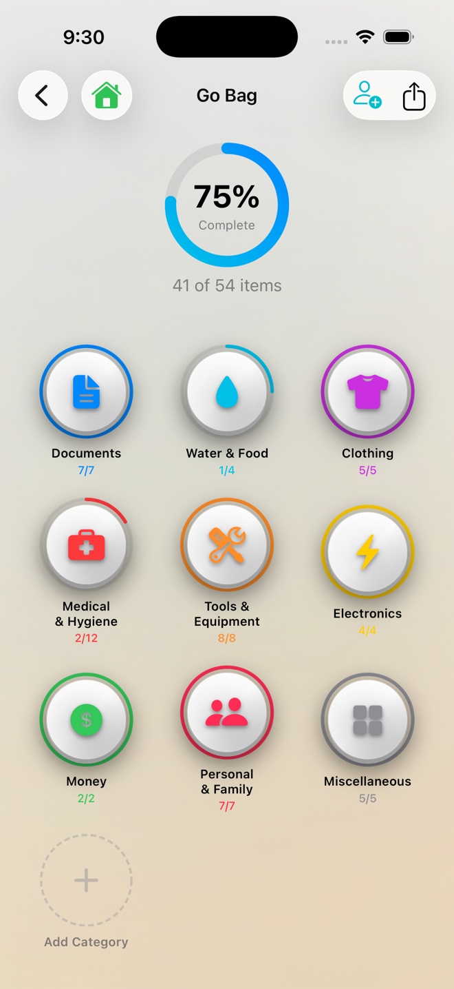 GoBag+ App